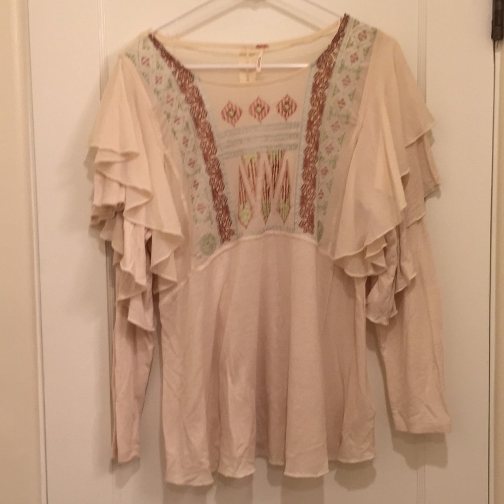 Free People Flowy Blouse
